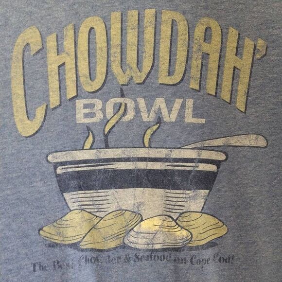 Vintage Cape Cod Cuffys Medium T-shirt of The Famous Chowdha Bowl - Picture 1 of 8